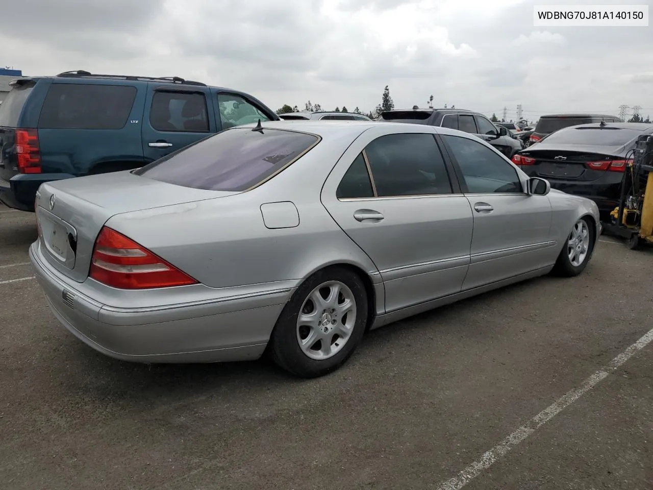 2001 Mercedes-Benz S 430 VIN: WDBNG70J81A140150 Lot: 76774754