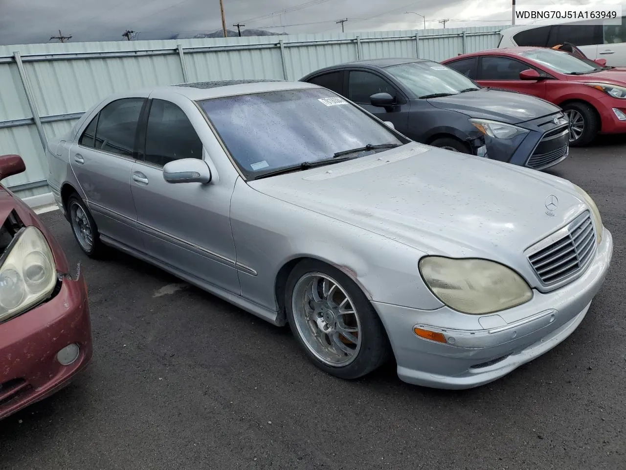 2001 Mercedes-Benz S 430 VIN: WDBNG70J51A163949 Lot: 78190584