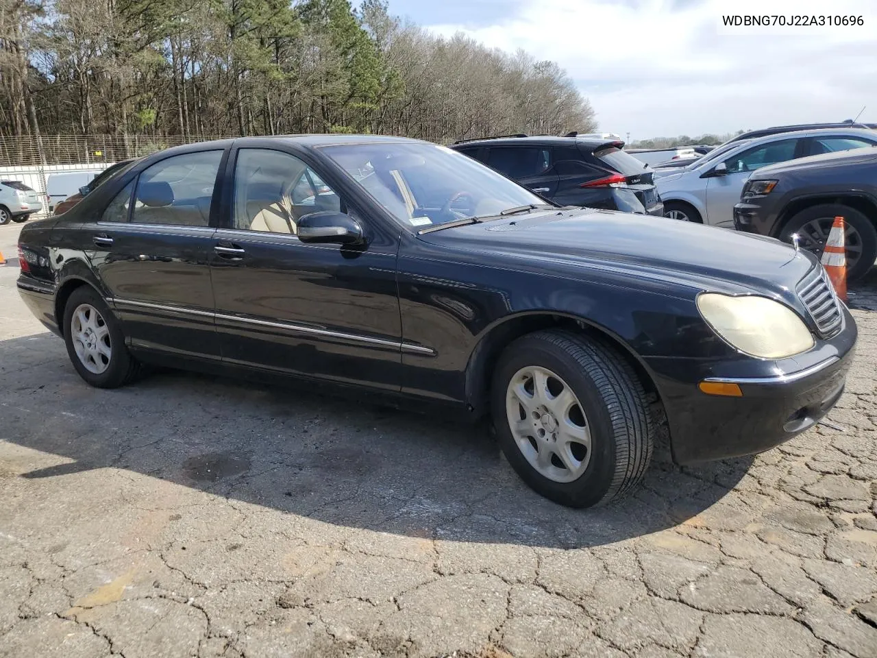 2002 Mercedes-Benz S 430 VIN: WDBNG70J22A310696 Lot: 45206844