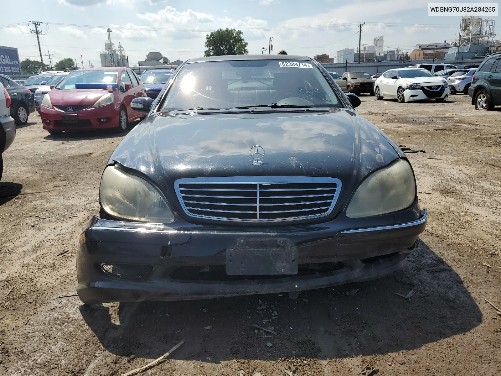 2002 Mercedes-Benz S 430 VIN: WDBNG70J82A284265 Lot: 62309714