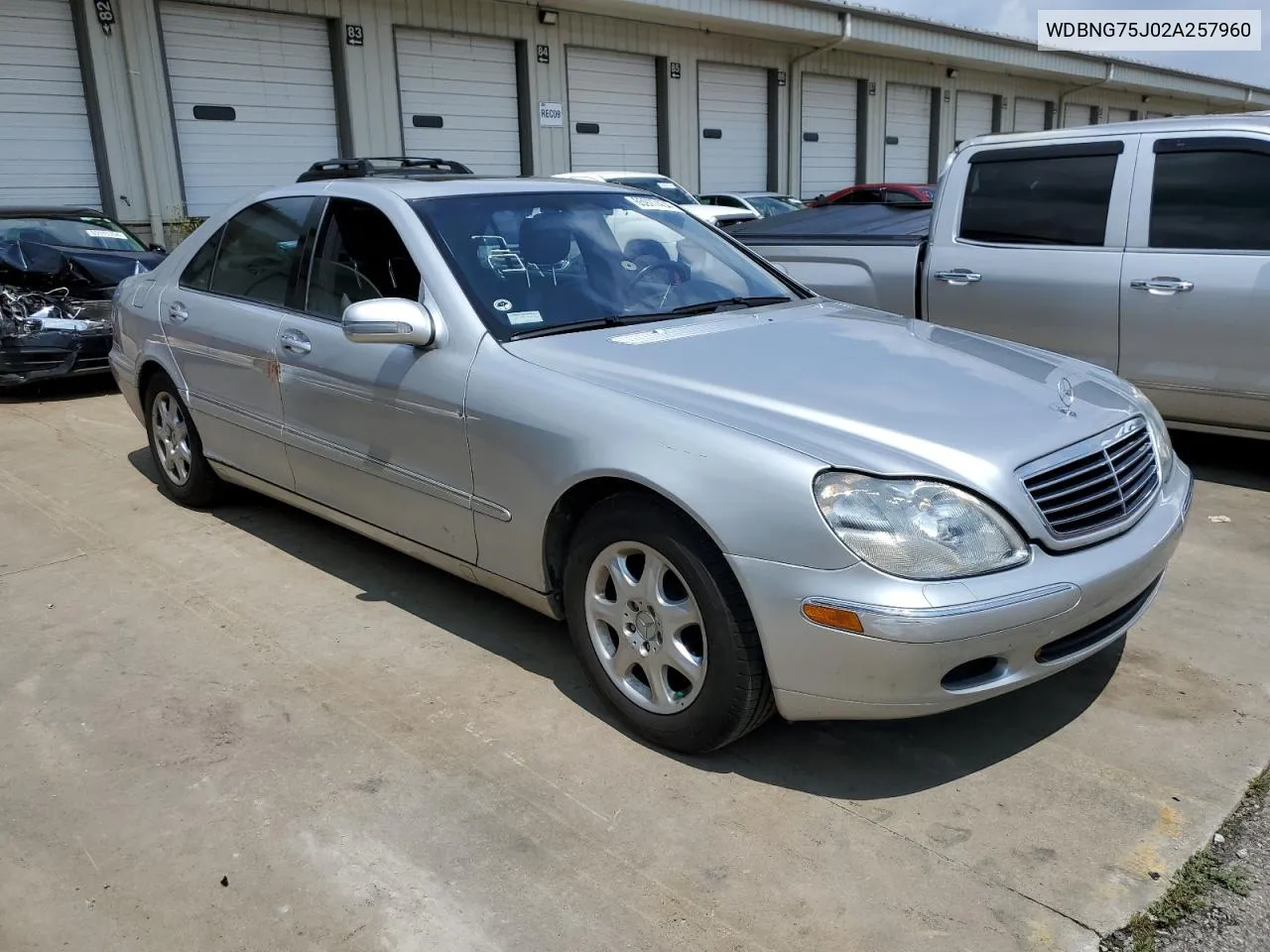 2002 Mercedes-Benz S 500 VIN: WDBNG75J02A257960 Lot: 65977434