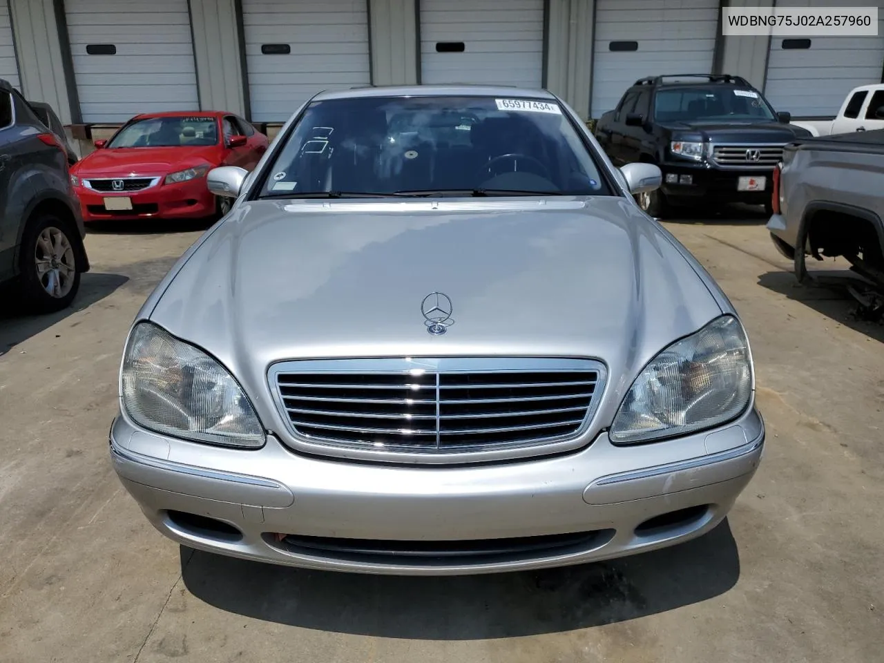 2002 Mercedes-Benz S 500 VIN: WDBNG75J02A257960 Lot: 65977434