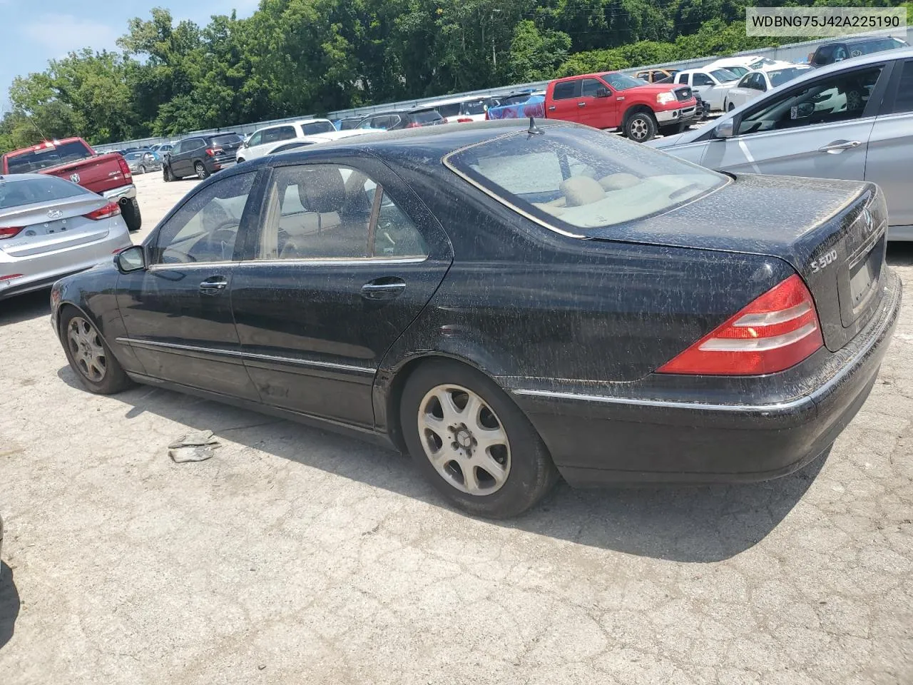 WDBNG75J42A225190 2002 Mercedes-Benz S 500