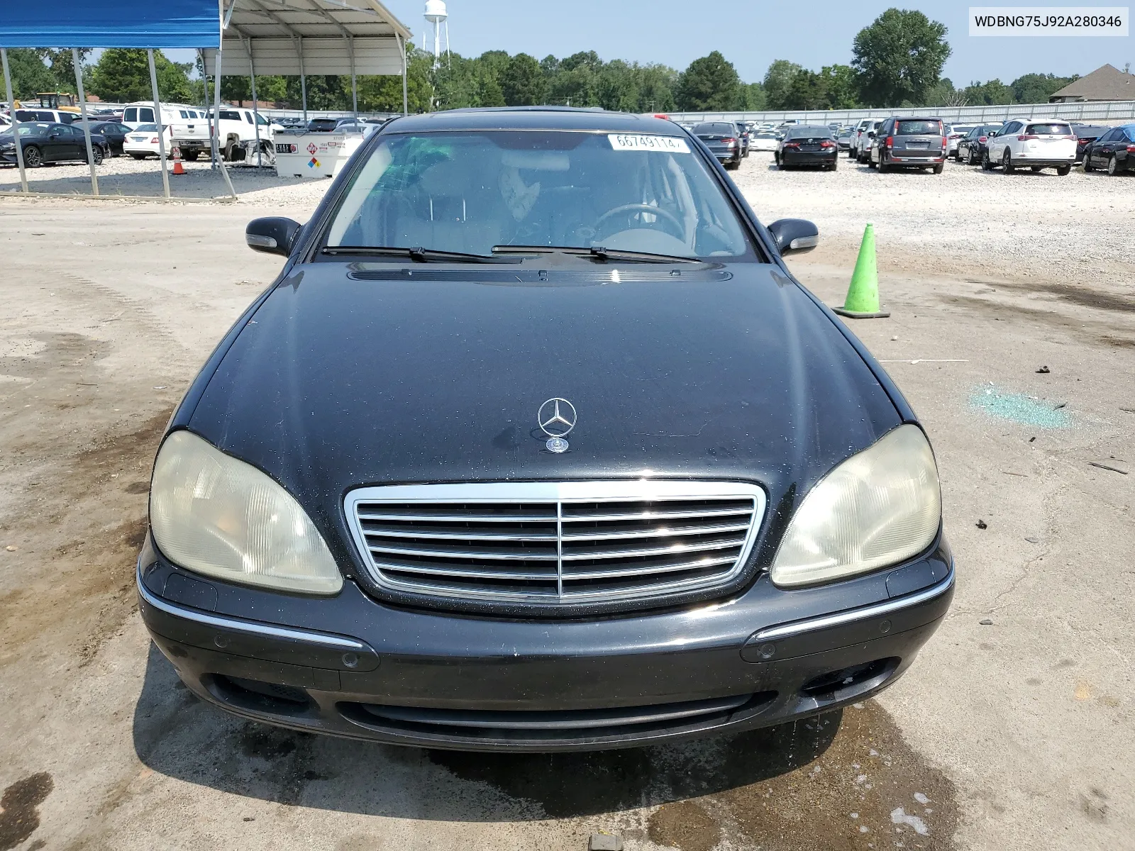 2002 Mercedes-Benz S 500 VIN: WDBNG75J92A280346 Lot: 66749114