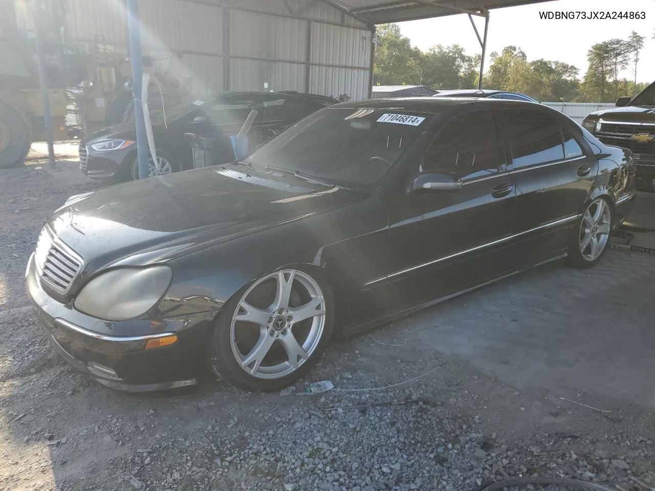 2002 Mercedes-Benz S 55 Amg VIN: WDBNG73JX2A244863 Lot: 71046814