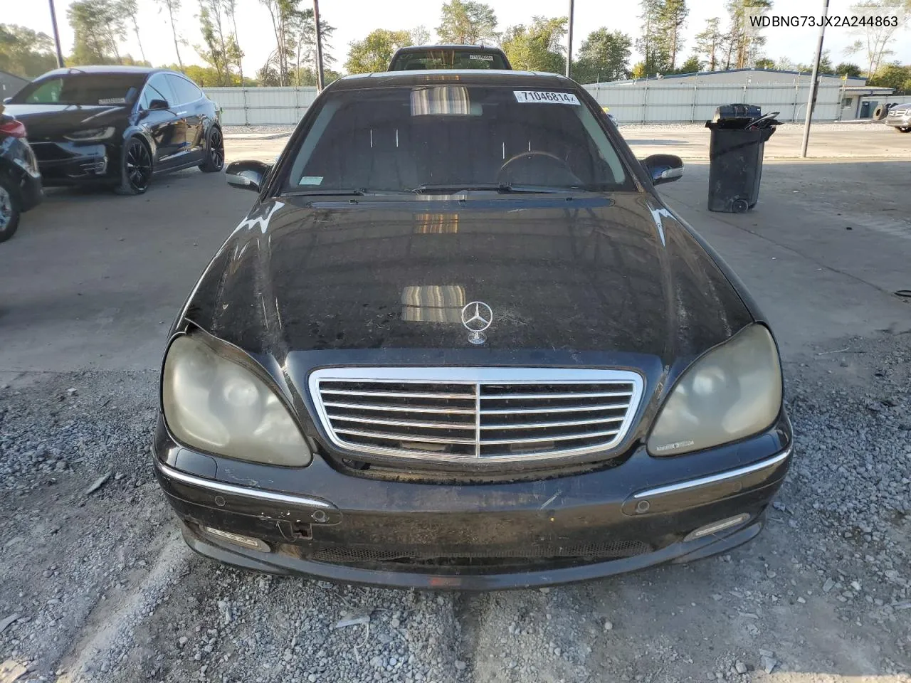 2002 Mercedes-Benz S 55 Amg VIN: WDBNG73JX2A244863 Lot: 71046814