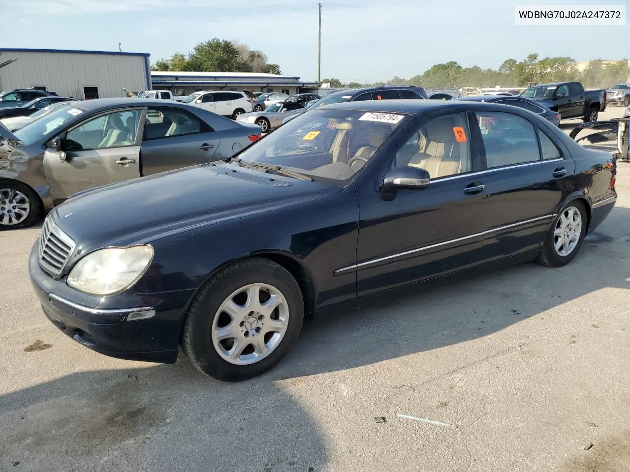 WDBNG70J02A247372 2002 Mercedes-Benz S 430