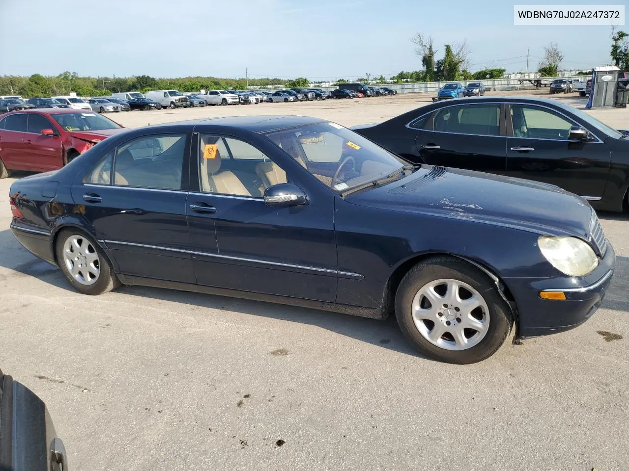 WDBNG70J02A247372 2002 Mercedes-Benz S 430