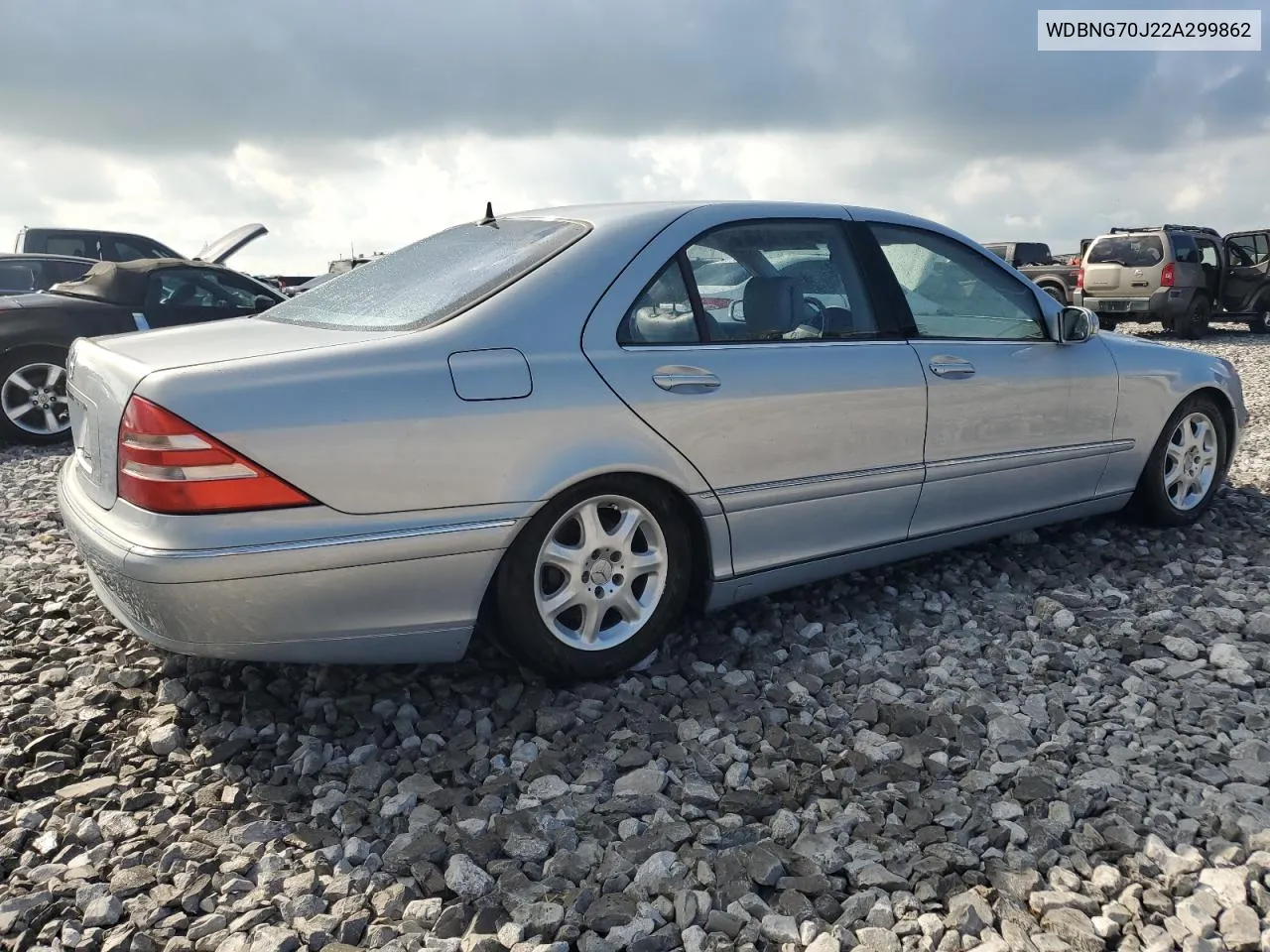 2002 Mercedes-Benz S 430 VIN: WDBNG70J22A299862 Lot: 71749794