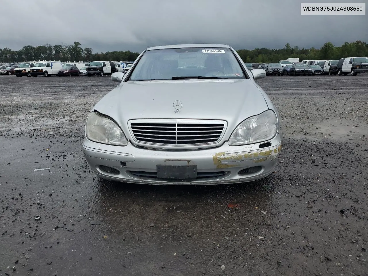 2002 Mercedes-Benz S 500 VIN: WDBNG75J02A308650 Lot: 71954194