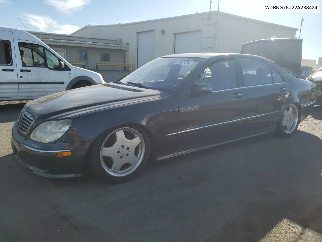 2002 Mercedes-Benz S 500 VIN: WDBNG75J22A238424 Lot: 74061384