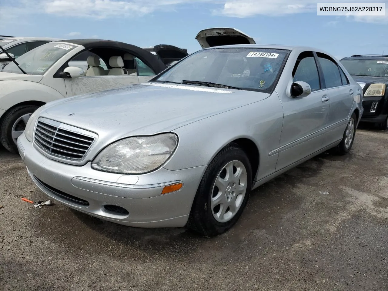 2002 Mercedes-Benz S 500 VIN: WDBNG75J62A228317 Lot: 74740104