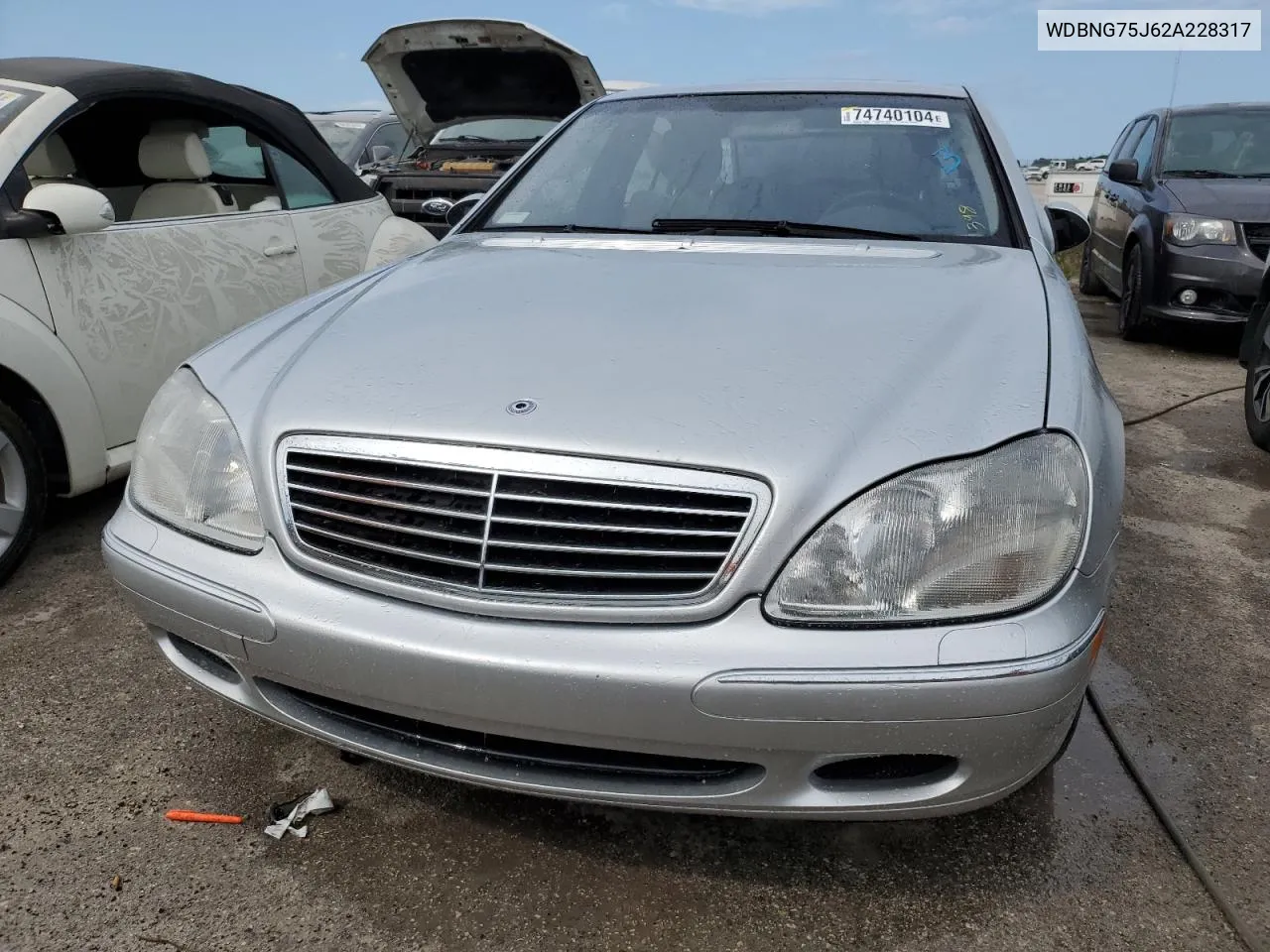 2002 Mercedes-Benz S 500 VIN: WDBNG75J62A228317 Lot: 74740104