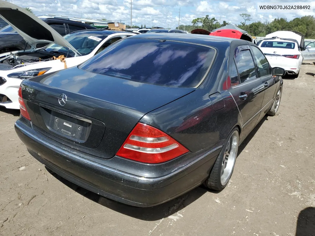 2002 Mercedes-Benz S 430 VIN: WDBNG70J62A288492 Lot: 75062694