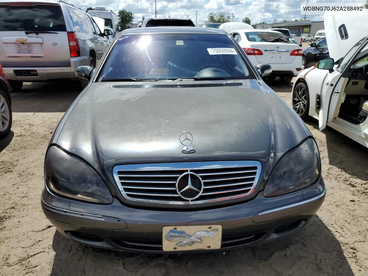 2002 Mercedes-Benz S 430 VIN: WDBNG70J62A288492 Lot: 75062694