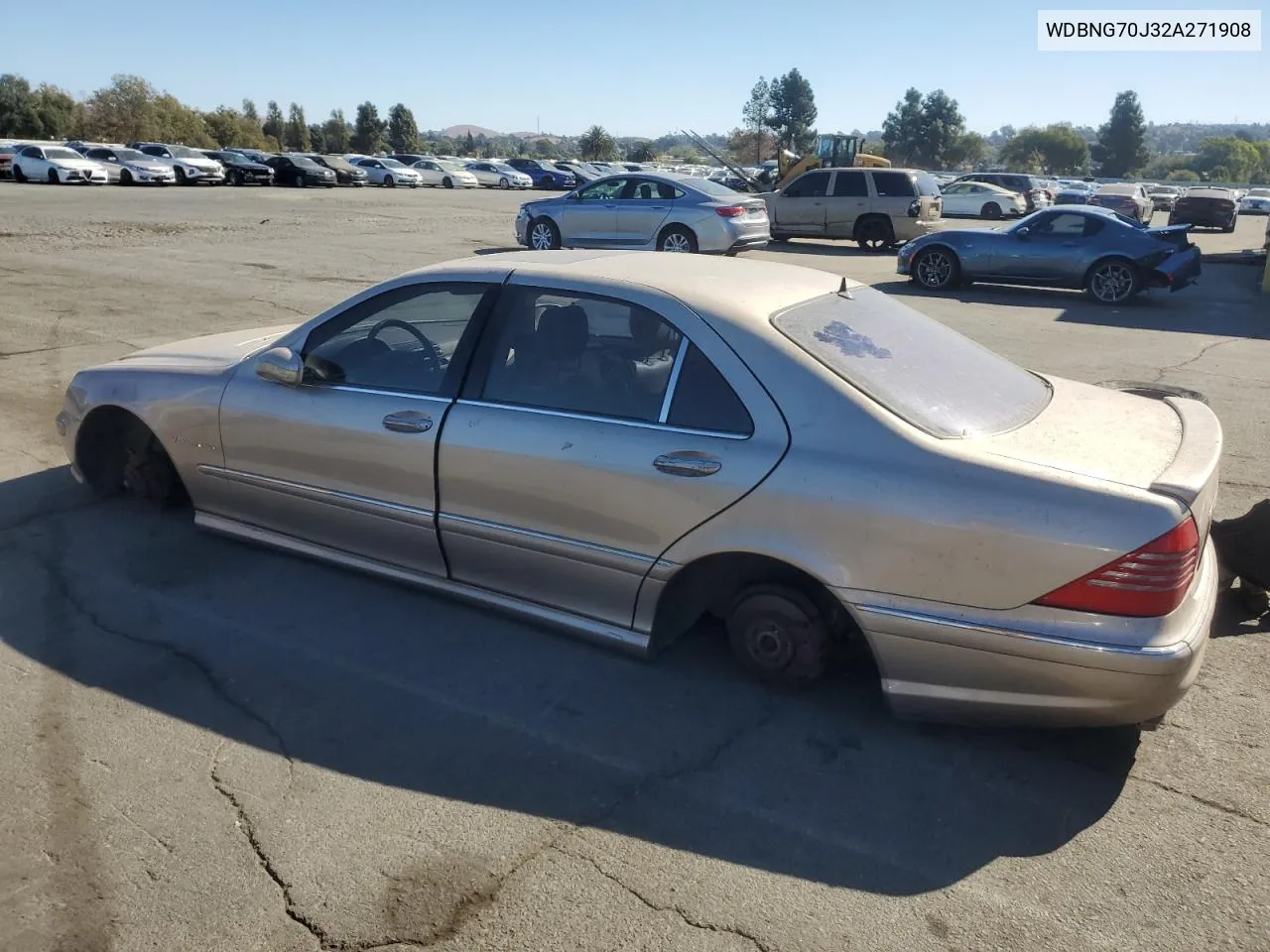 2002 Mercedes-Benz S 430 VIN: WDBNG70J32A271908 Lot: 77034784