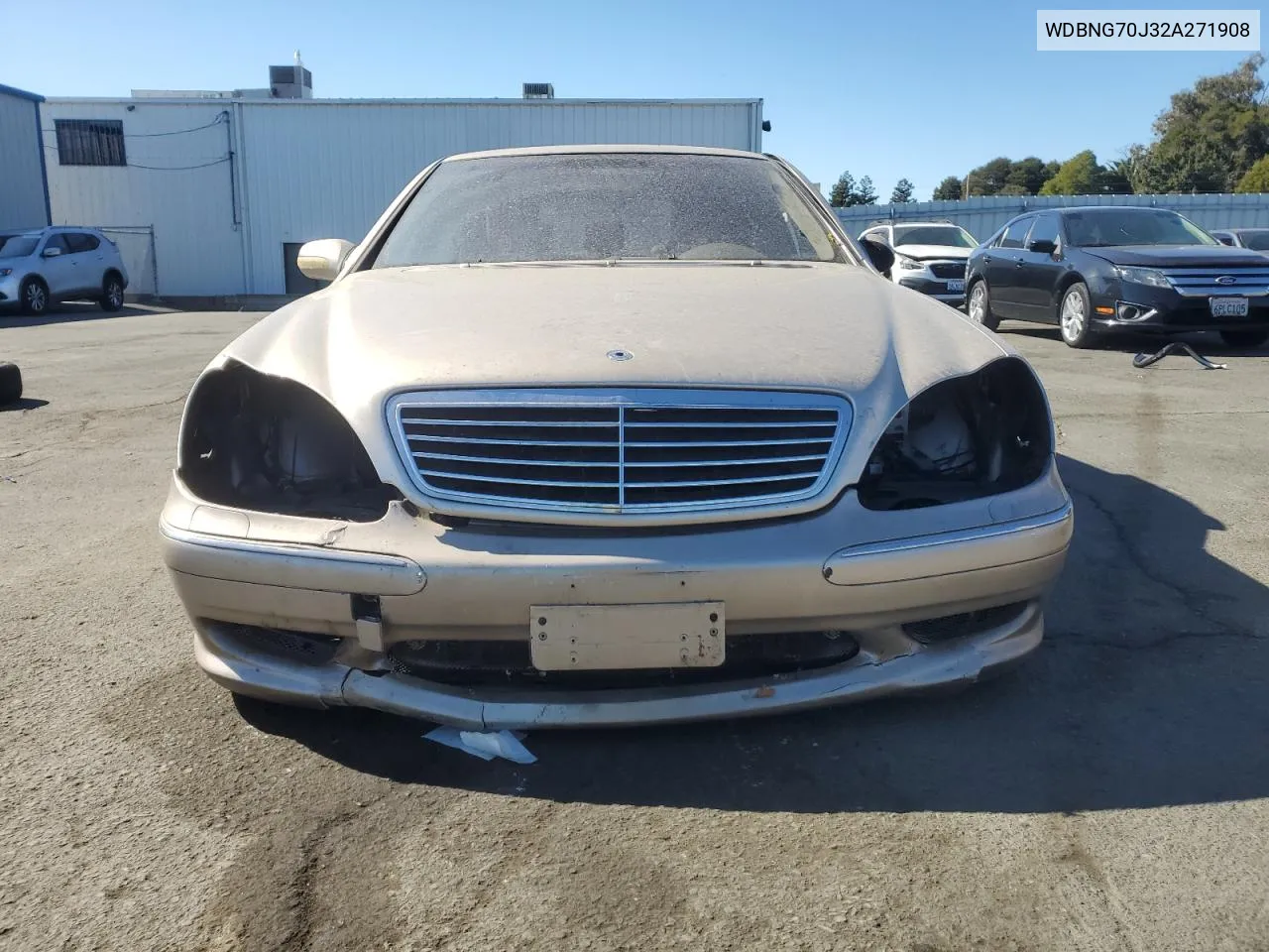 2002 Mercedes-Benz S 430 VIN: WDBNG70J32A271908 Lot: 77034784