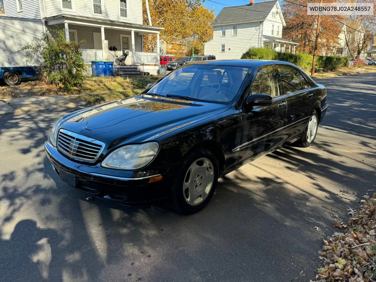 2002 Mercedes-Benz S 600 VIN: WDBNG78J02A248557 Lot: 79517004