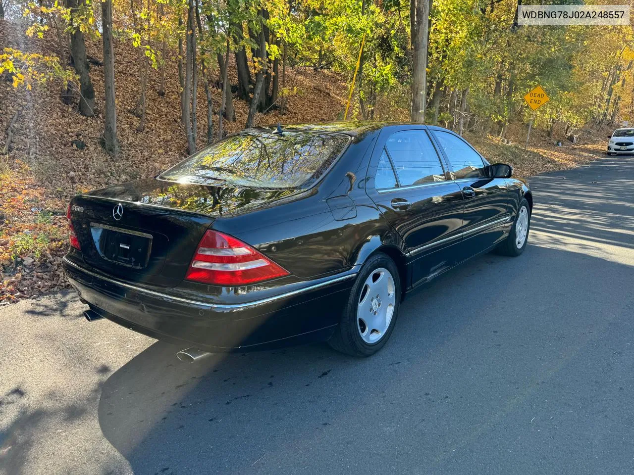 2002 Mercedes-Benz S 600 VIN: WDBNG78J02A248557 Lot: 79517004