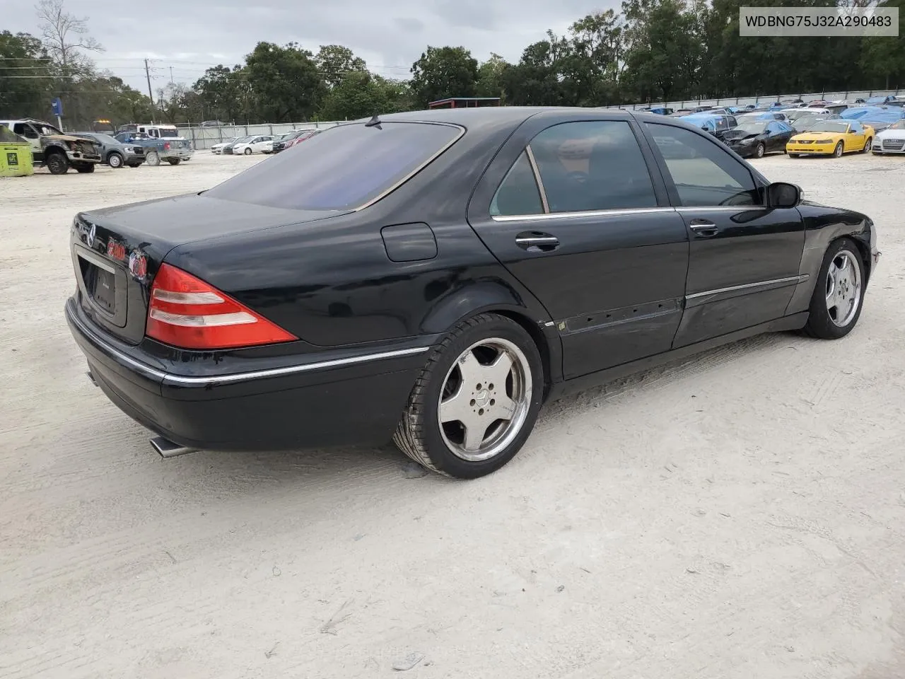 2002 Mercedes-Benz S 500 VIN: WDBNG75J32A290483 Lot: 79610994