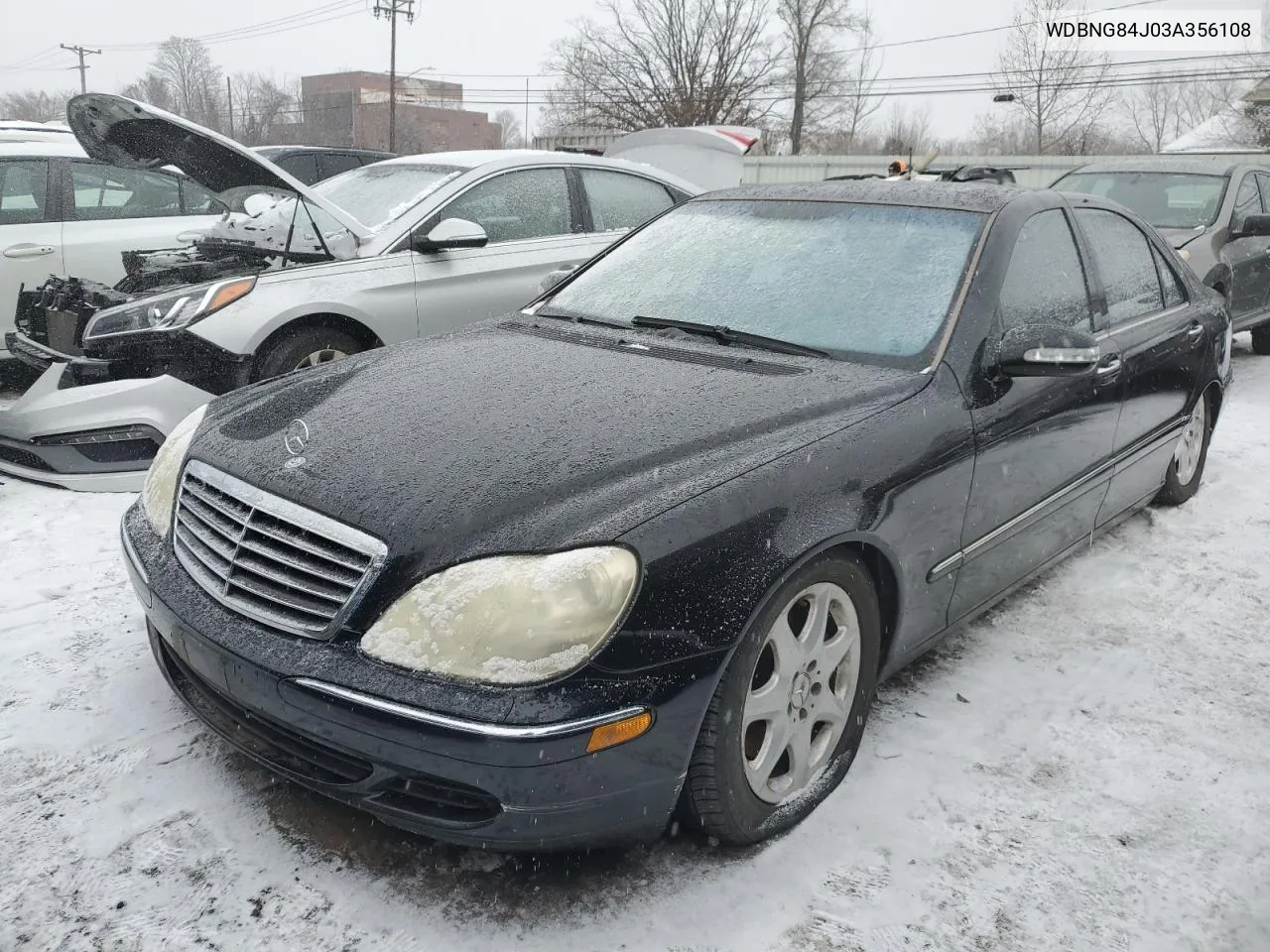 2003 Mercedes-Benz S 500 4Matic VIN: WDBNG84J03A356108 Lot: 38656844