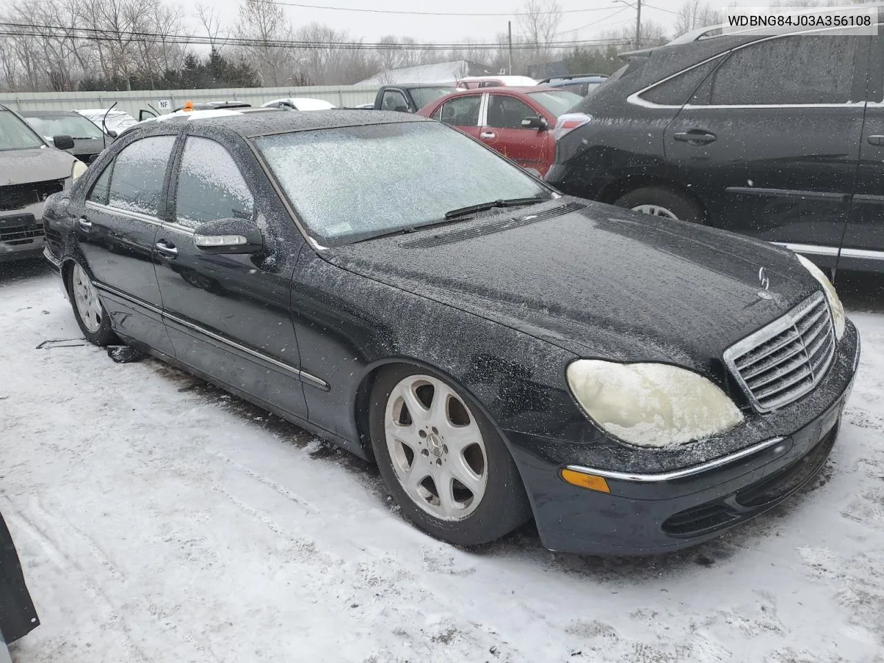 2003 Mercedes-Benz S 500 4Matic VIN: WDBNG84J03A356108 Lot: 38656844