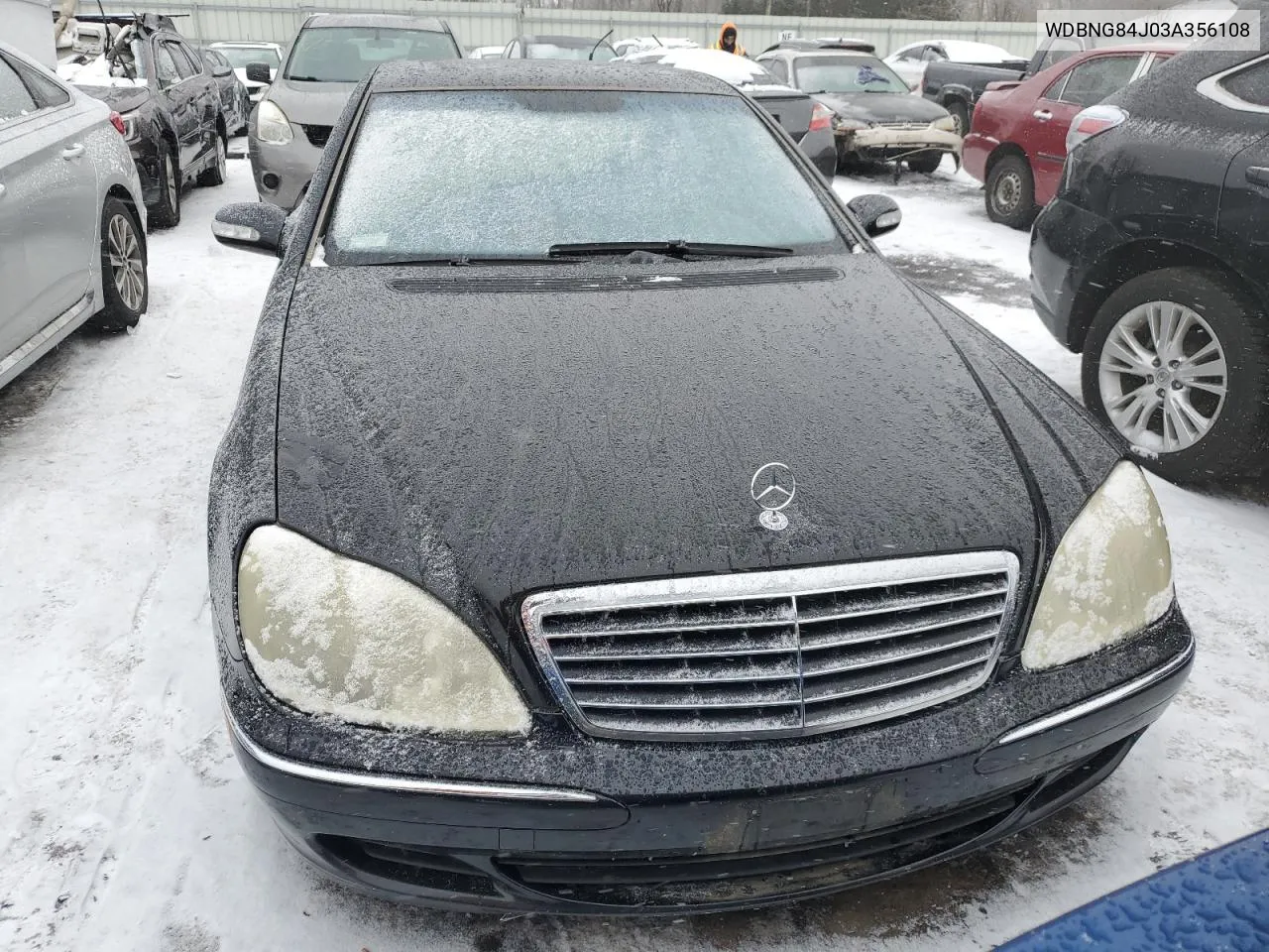 2003 Mercedes-Benz S 500 4Matic VIN: WDBNG84J03A356108 Lot: 38656844