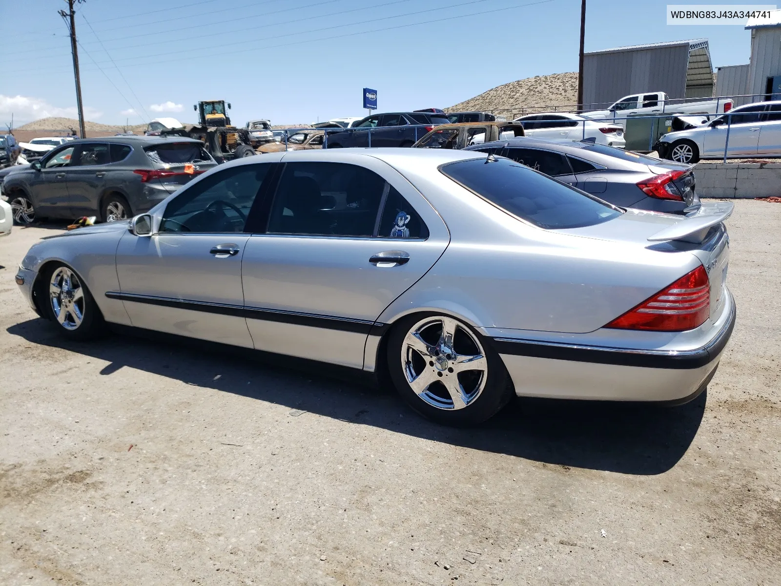 2003 Mercedes-Benz S 430 4Matic VIN: WDBNG83J43A344741 Lot: 61529804