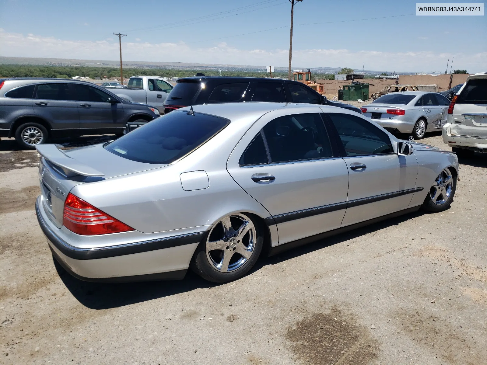 2003 Mercedes-Benz S 430 4Matic VIN: WDBNG83J43A344741 Lot: 61529804