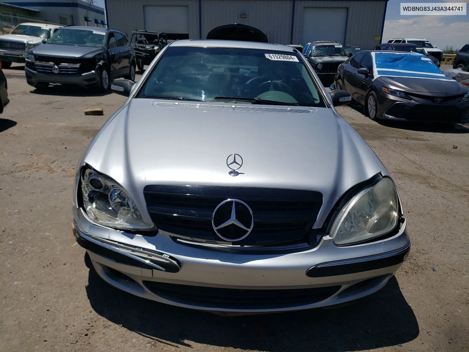 2003 Mercedes-Benz S 430 4Matic VIN: WDBNG83J43A344741 Lot: 61529804