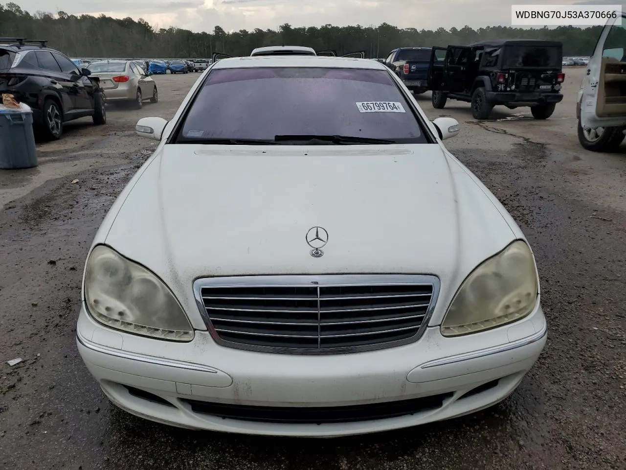 2003 Mercedes-Benz S 430 VIN: WDBNG70J53A370666 Lot: 66799764