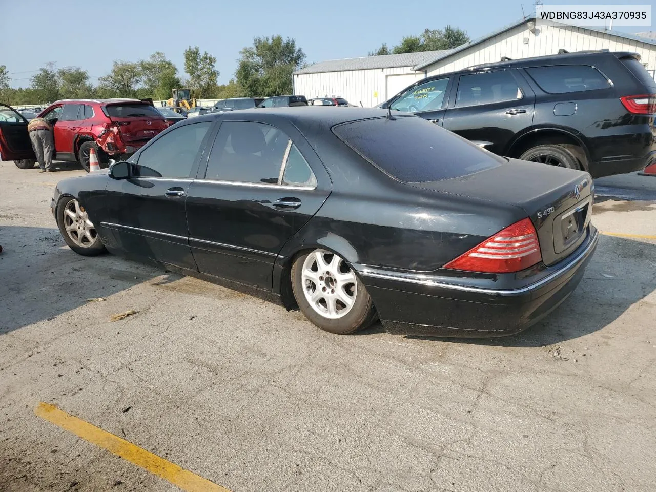 2003 Mercedes-Benz S 430 4Matic VIN: WDBNG83J43A370935 Lot: 71074024