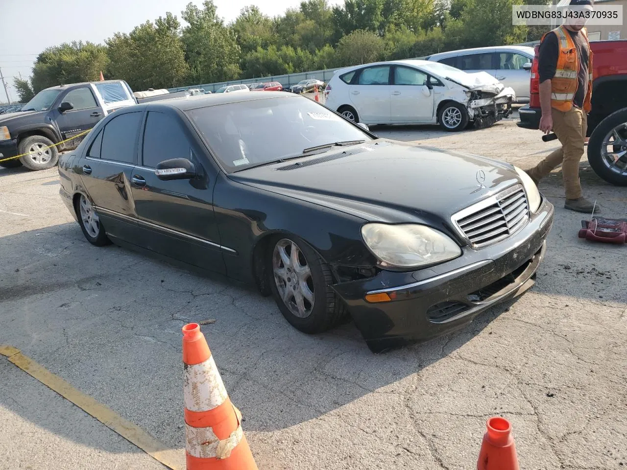 2003 Mercedes-Benz S 430 4Matic VIN: WDBNG83J43A370935 Lot: 71074024