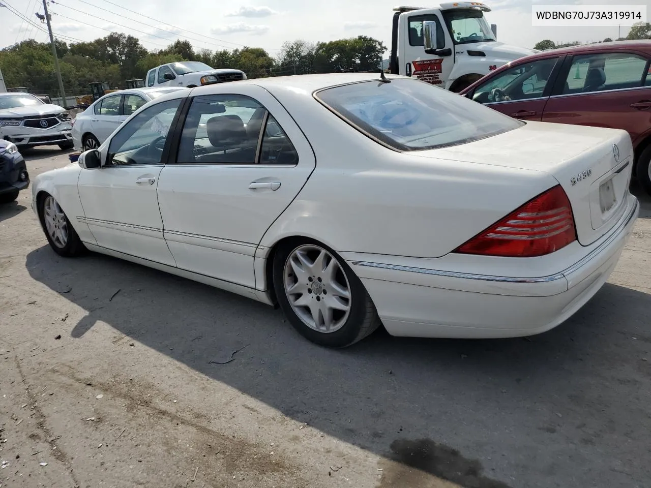 2003 Mercedes-Benz S 430 VIN: WDBNG70J73A319914 Lot: 71188764