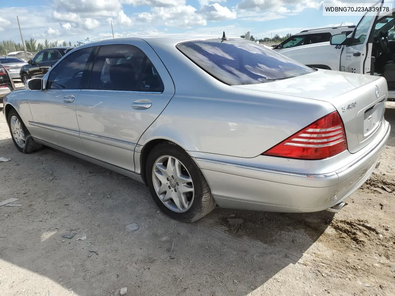 2003 Mercedes-Benz S 430 VIN: WDBNG70J23A339178 Lot: 72535094