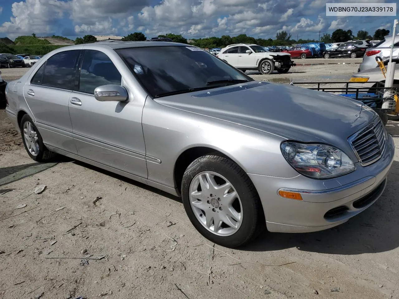 2003 Mercedes-Benz S 430 VIN: WDBNG70J23A339178 Lot: 72535094