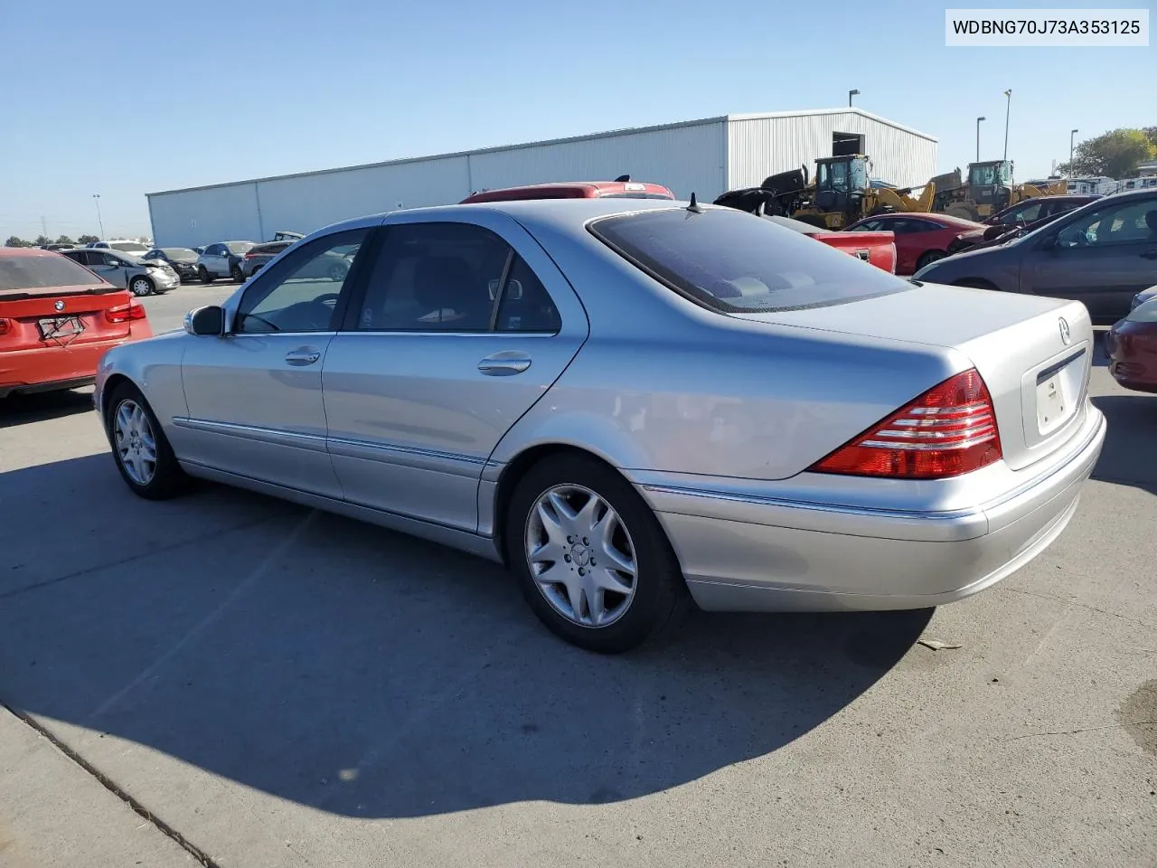 2003 Mercedes-Benz S 430 VIN: WDBNG70J73A353125 Lot: 73850844