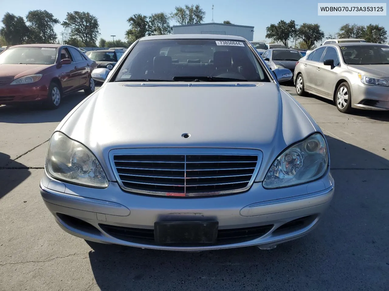 2003 Mercedes-Benz S 430 VIN: WDBNG70J73A353125 Lot: 73850844