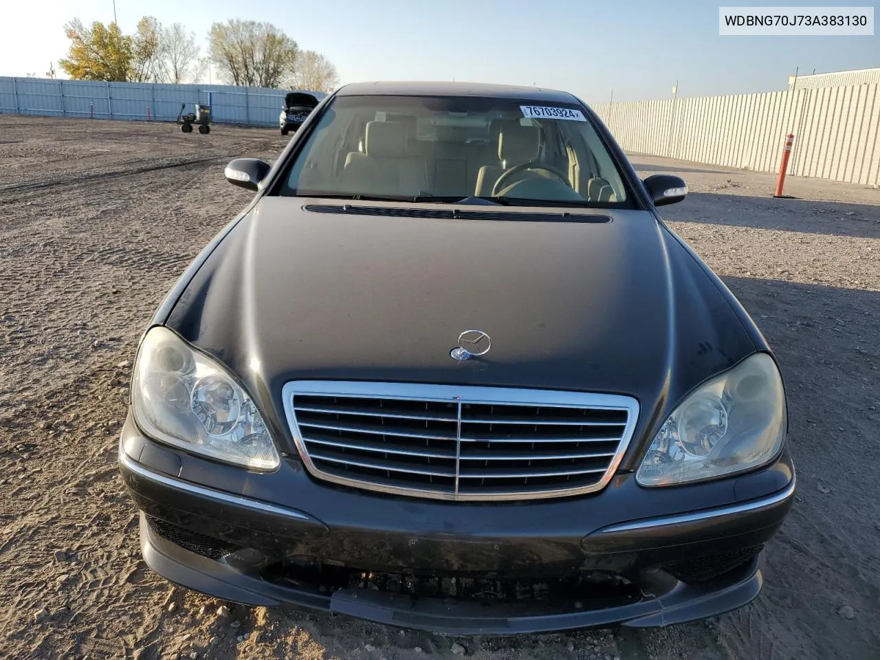 2003 Mercedes-Benz S 430 VIN: WDBNG70J73A383130 Lot: 76703924