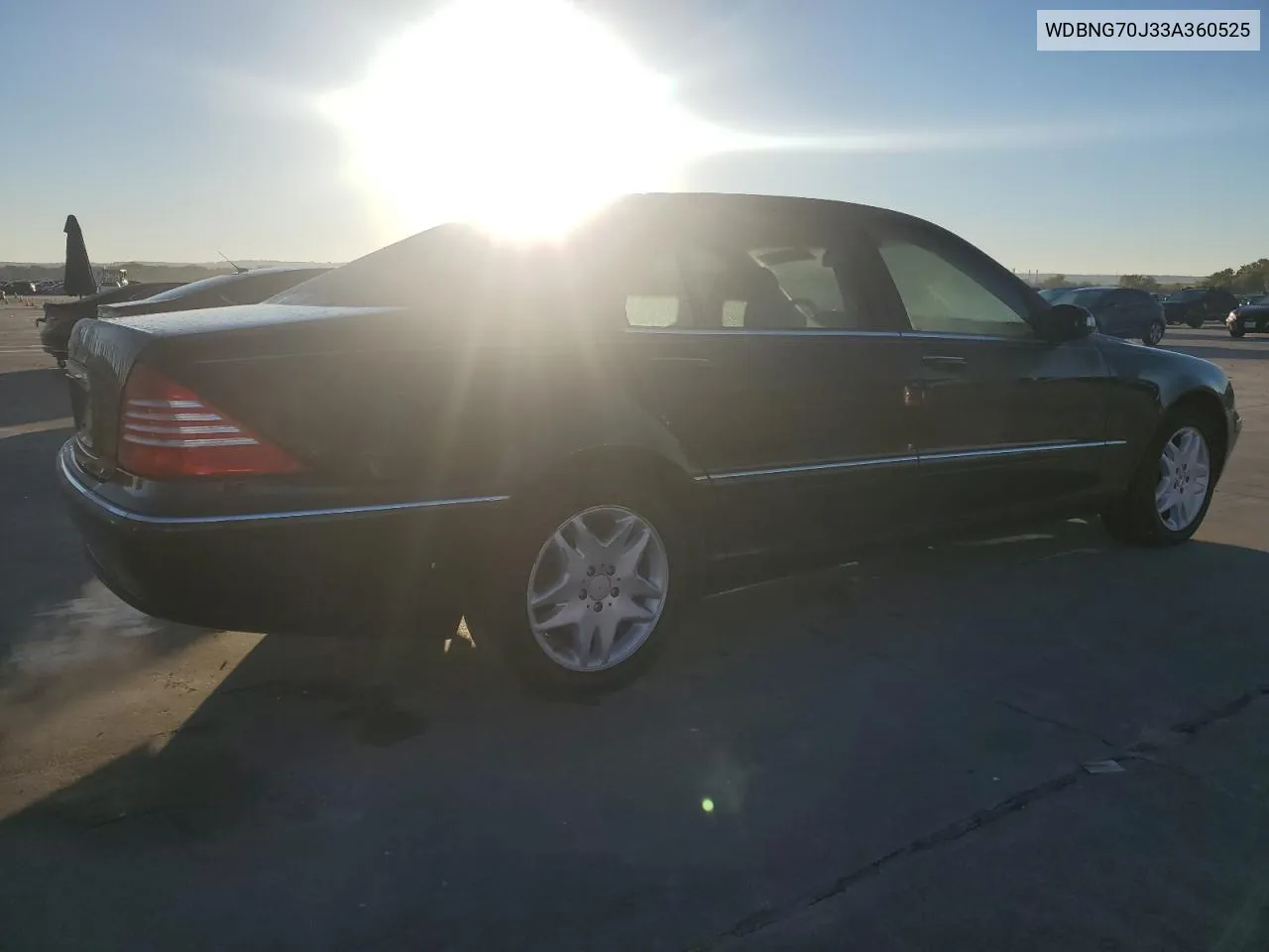 2003 Mercedes-Benz S 430 VIN: WDBNG70J33A360525 Lot: 79266624