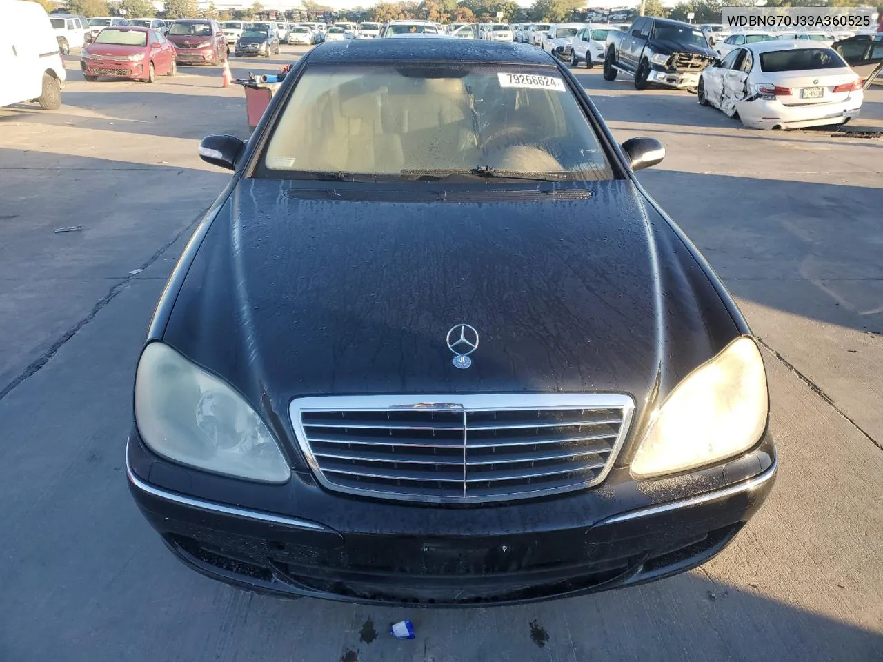 2003 Mercedes-Benz S 430 VIN: WDBNG70J33A360525 Lot: 79266624