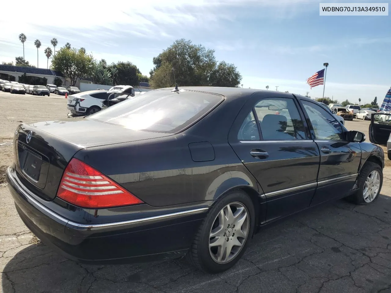 2003 Mercedes-Benz S 430 VIN: WDBNG70J13A349510 Lot: 79706894