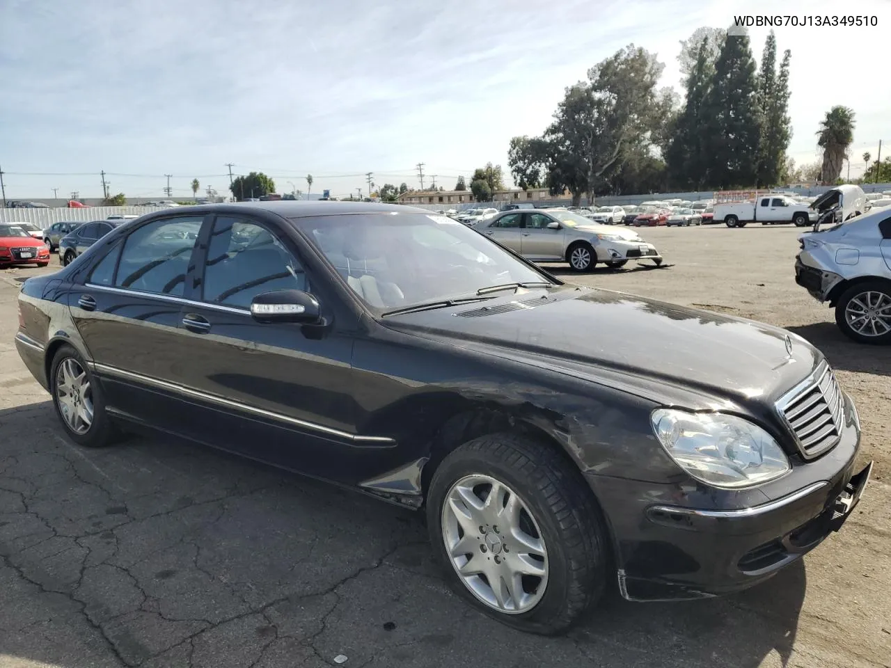 2003 Mercedes-Benz S 430 VIN: WDBNG70J13A349510 Lot: 79706894