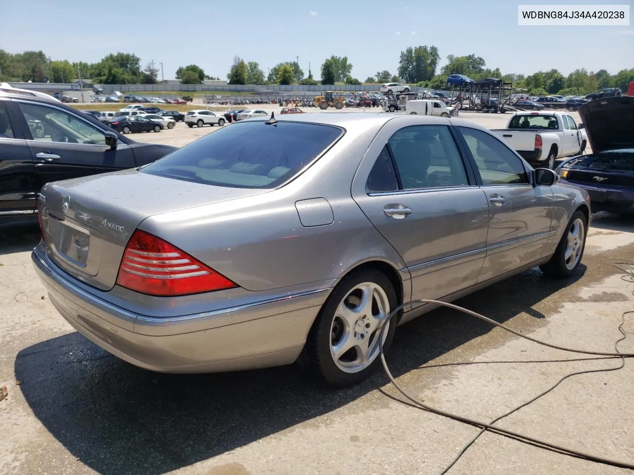 2004 Mercedes-Benz S 500 4Matic VIN: WDBNG84J34A420238 Lot: 60263594