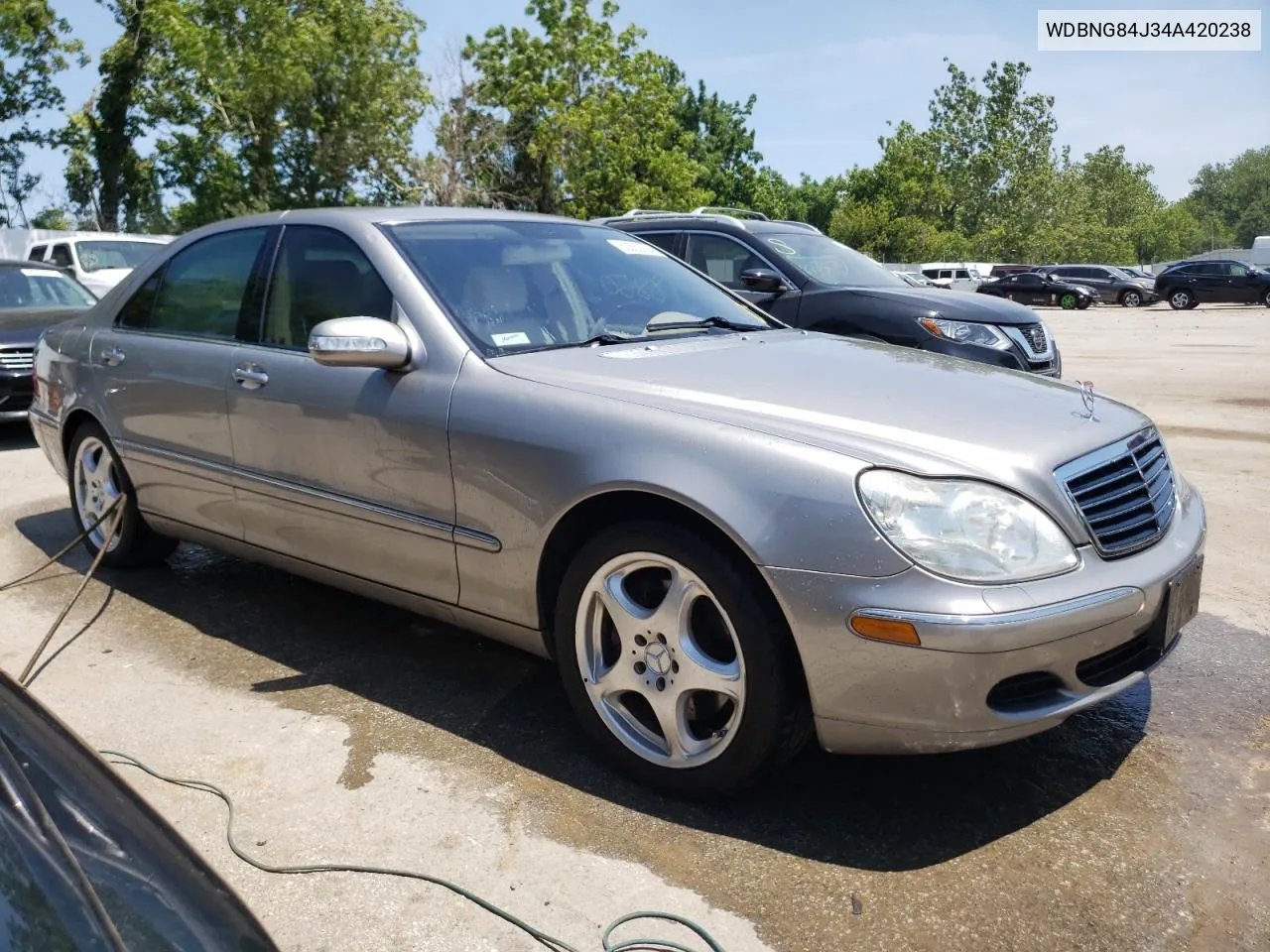 2004 Mercedes-Benz S 500 4Matic VIN: WDBNG84J34A420238 Lot: 60263594