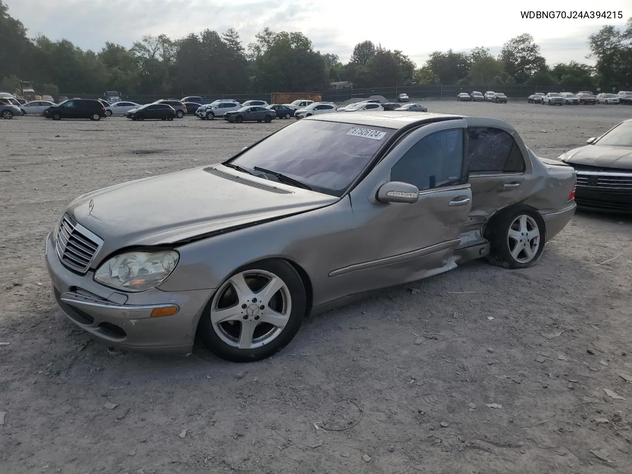 2004 Mercedes-Benz S 430 VIN: WDBNG70J24A394215 Lot: 67526124