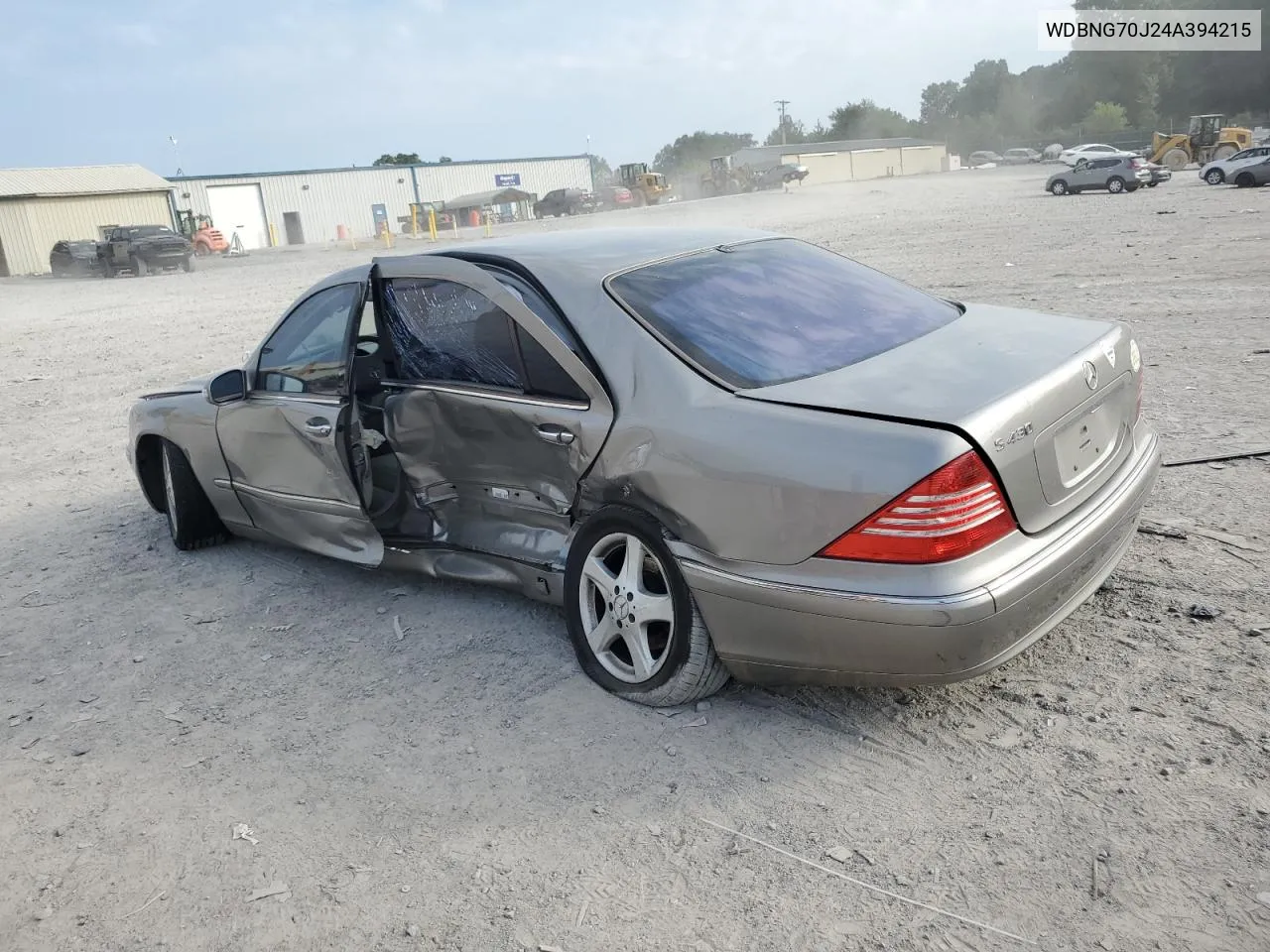 2004 Mercedes-Benz S 430 VIN: WDBNG70J24A394215 Lot: 67526124