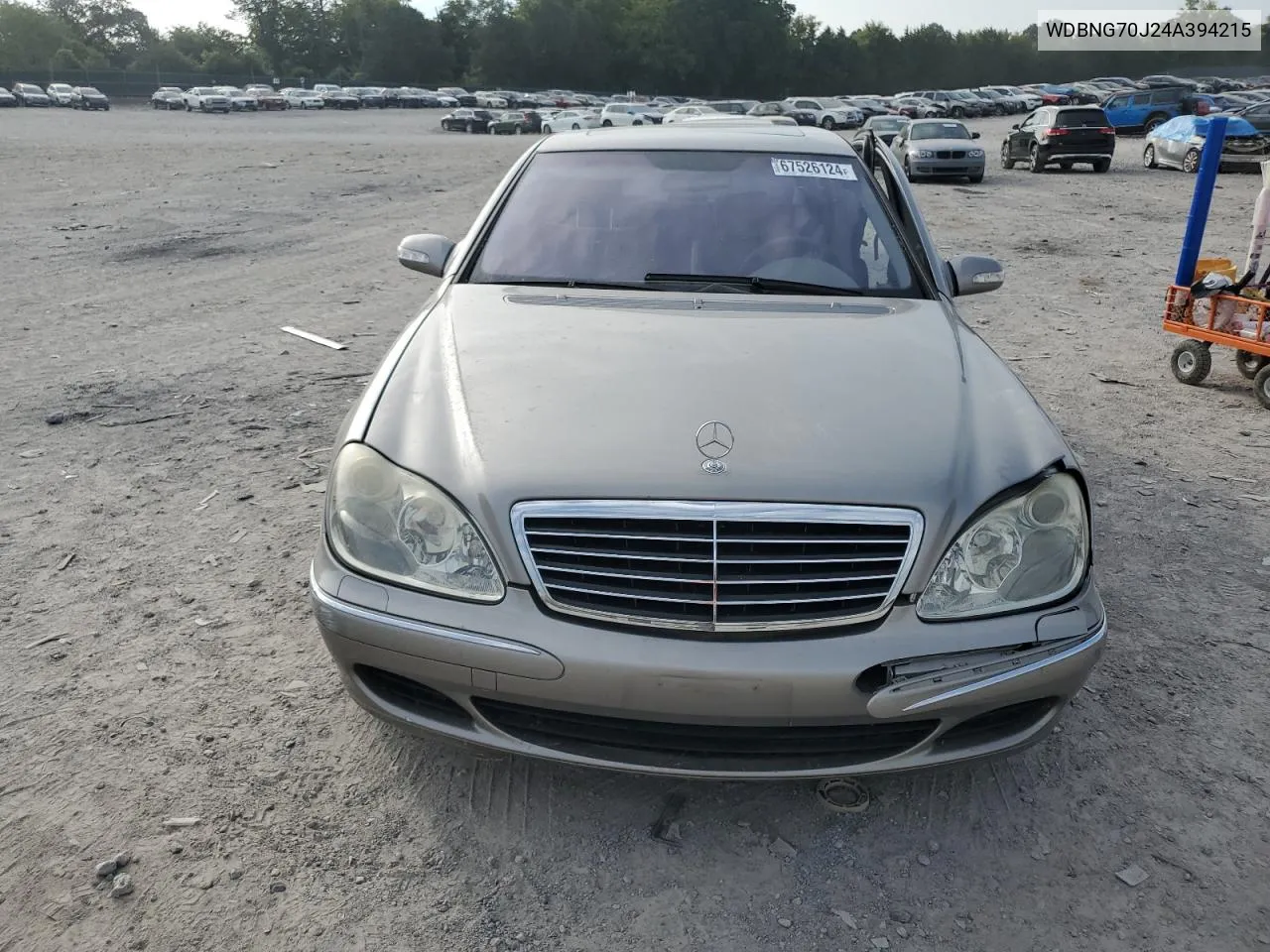 2004 Mercedes-Benz S 430 VIN: WDBNG70J24A394215 Lot: 67526124