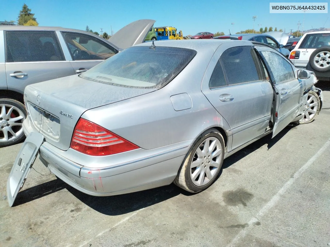 2004 Mercedes-Benz S 500 VIN: WDBNG75J64A432425 Lot: 69117804