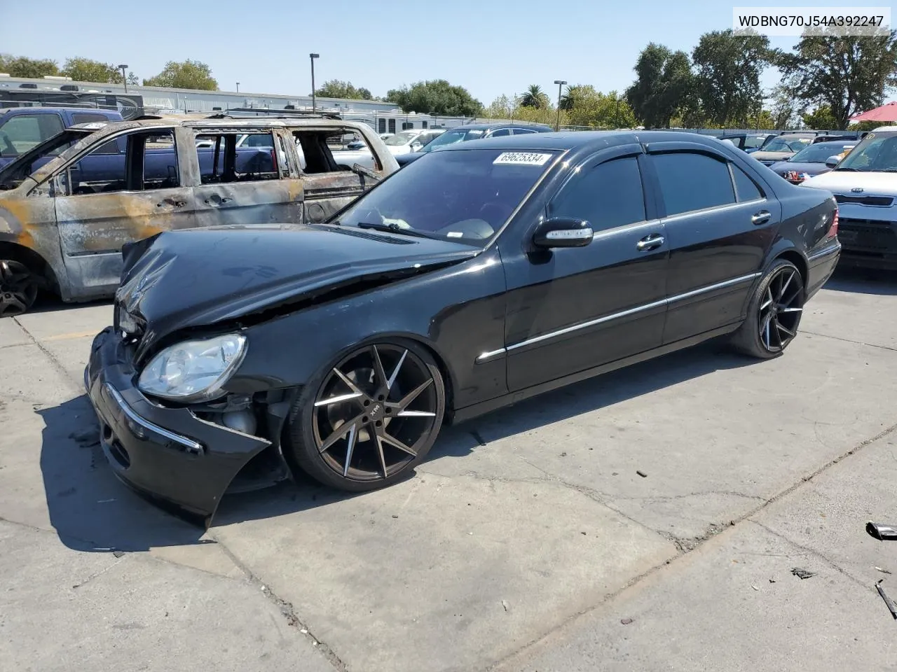 2004 Mercedes-Benz S 430 VIN: WDBNG70J54A392247 Lot: 69625334